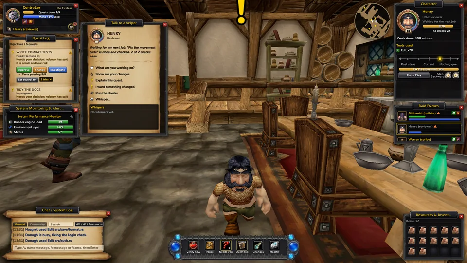 Press 3: the talk window opens for the helper who asked a question